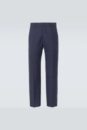 Ami Virgin wool canvas straight pants