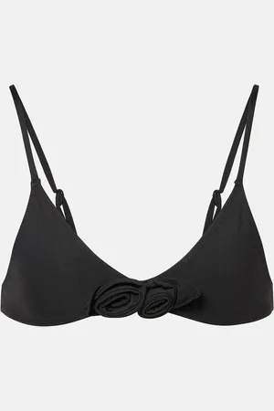 COPERNI Floral-appliquÃ© bikini top