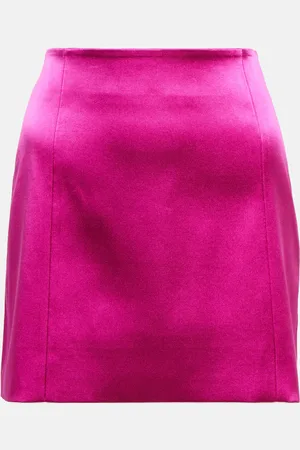 Frame Satin miniskirt