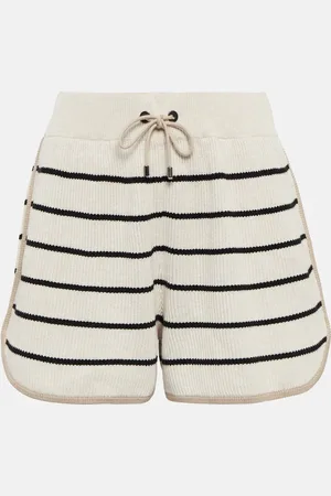 Brunello Cucinelli Striped cotton shorts
