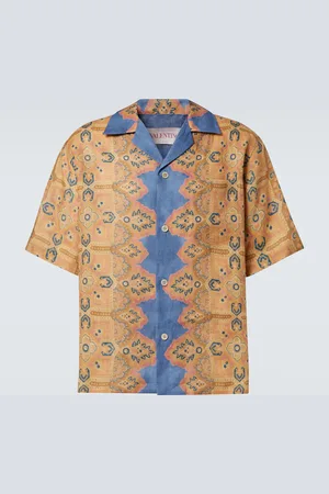 VALENTINO Printed linen shirt