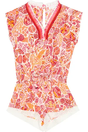 POUPETTE ST BARTH Sasha printed playsuit