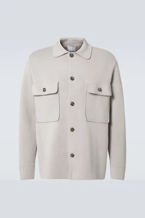 Allude Wool and cashmere overshirt