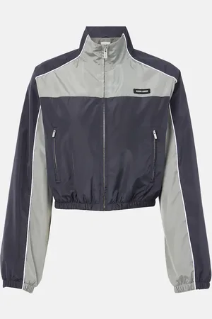 Miu Miu Technical cropped track jacket
