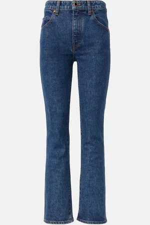 Khaite Vivian cropped bootcut jeans