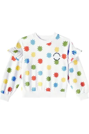 The New Society Anthea polka-dot cotton-blend sweatshirt