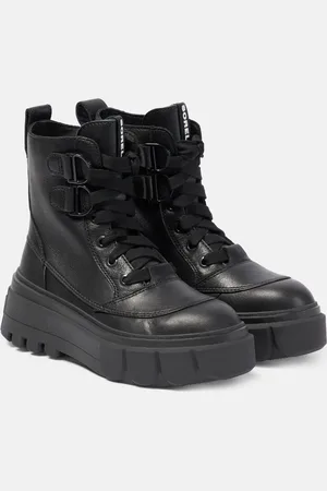 sorel Caribou X leather lace-up boots