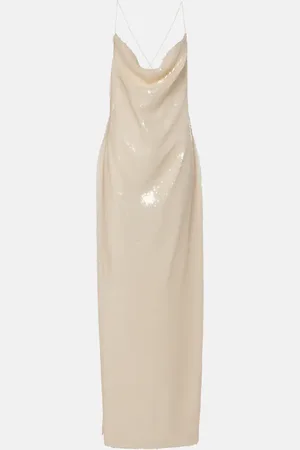 MAGDA BUTRYM Sequined open-back gown