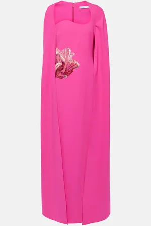 Safiyaa Mattia caped embellished gown
