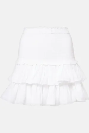 Marant Etoile Naomi cotton-blend miniskirt