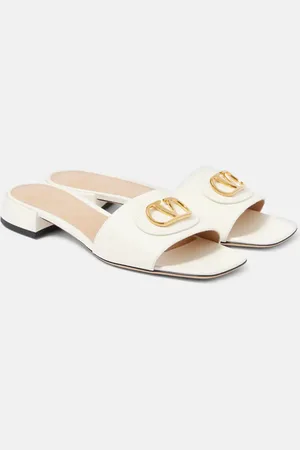 VALENTINO GARAVANI VLogo Signature leather slides