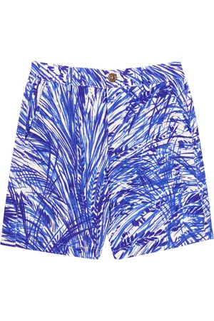 Loro Piana Loris printed linen shorts