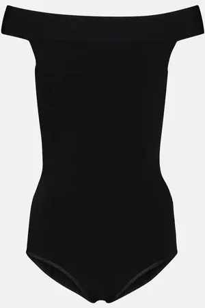 Alaïa AlaÃ¯a Off-the-shoulder bodysuit