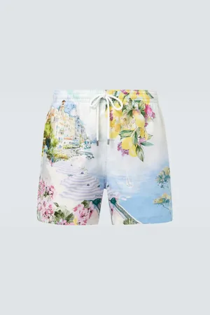 Ralph Lauren Amalfi printed linen swim trunks