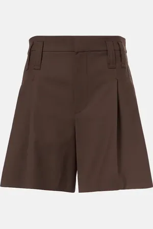 Brunello Cucinelli Monili wool-blend Bermuda shorts