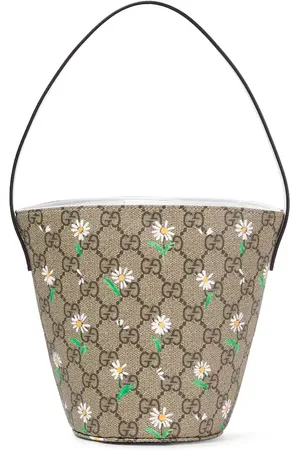 Gucci GG Canvas floral bucket bag