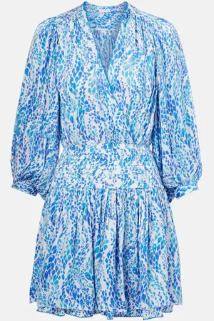 POUPETTE ST BARTH Colleen printed shirred minidress