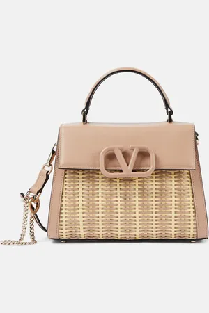 VALENTINO GARAVANI VSling Small leather-trimmed tote bag