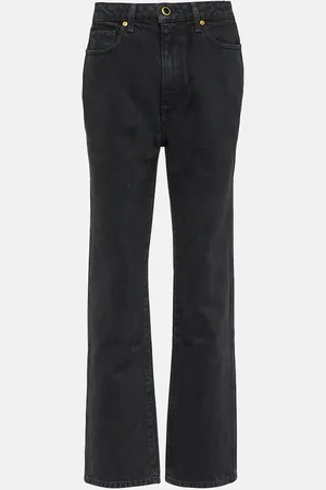 Khaite Abigail high-rise straight jeans