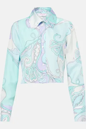 Puccini Orchidee silk shirt