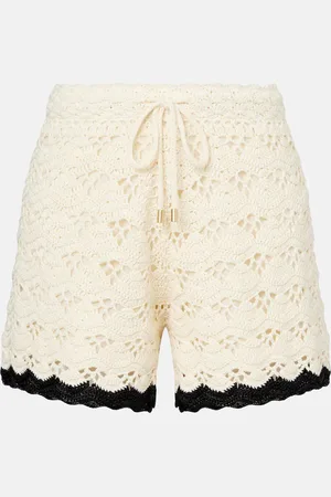 ZIMMERMANN Rhiannon crochet cotton shorts