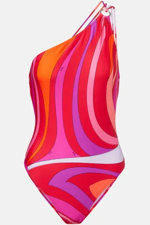 Puccini Iride one-shoulder swimsuit