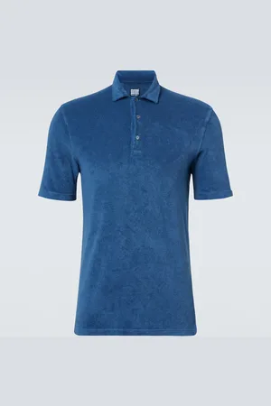 FEDELI Mondial cotton terry polo shirt