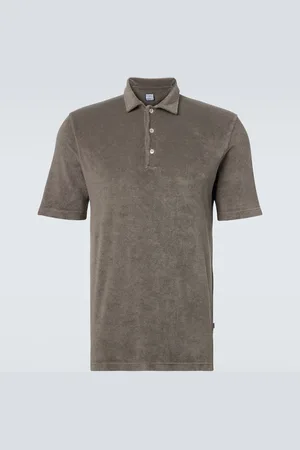 FEDELI Mondial cotton terry polo shirt