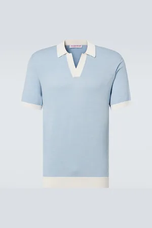 Orlebar Brown Horton wool and cotton polo shirt
