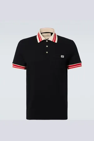 VALENTINO VLogo cotton piquÃ© polo shirt