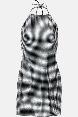 Hunza G Gingham seersucker minidress
