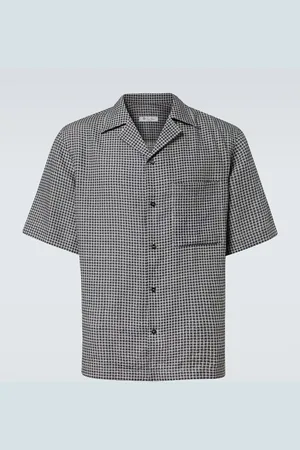Loro Piana Checked linen shirt