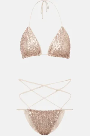 Norma Kamali Sequined bikini