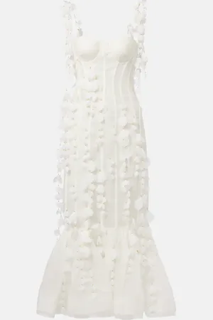 ZIMMERMANN Dawning linen and silk gown