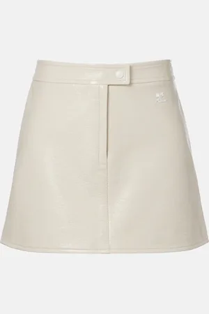 Courrèges CourrÃ¨ges Reedition faux leather miniskirt