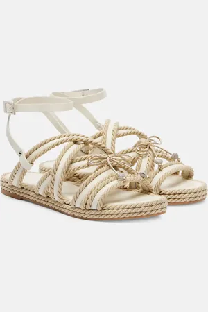 Mach & Mach Embellished woven sandals