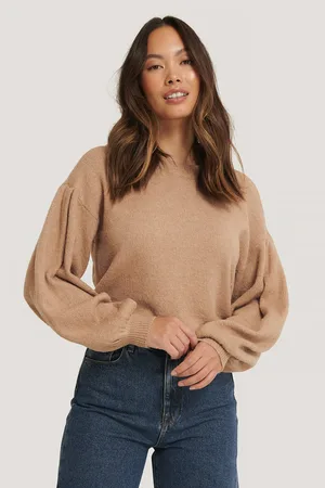 NA-KD Dame Strikkegensere - Drop Shoulder Knit