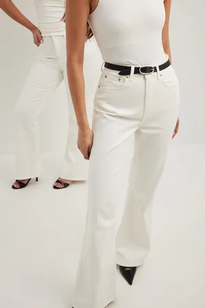 NA-KD Dame High waist - Utsvingte jeans med høyt liv
