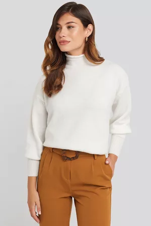 NA-KD Dame Pologensere - Turtleneck Oversized Knitted Sweater