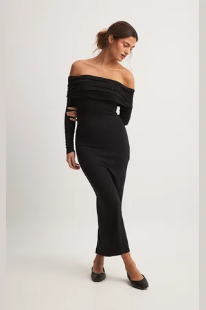 NA-KD Soft Line Midi Dress