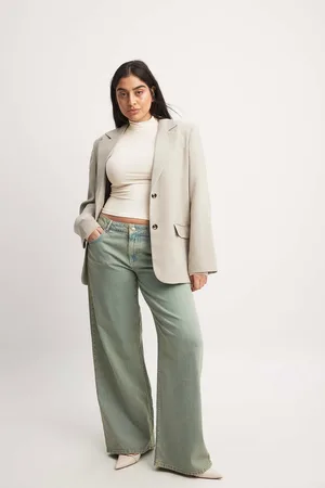 NA-KD Oversized blazer med Houndtooth-mønster