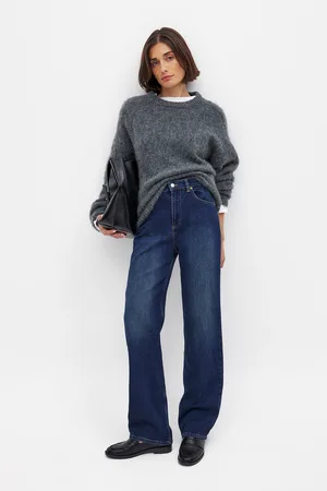 NA-KD Rette jeans med høy midje