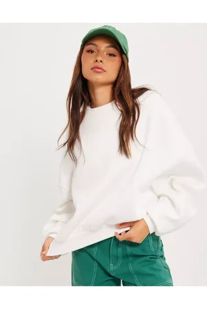 Nelly Dame Sweatshirts - Perfect Chunky Sweater Hvit