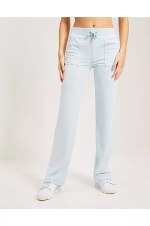 Juicy Couture Dame Bukser - Del Ray Classic Velour Pant Breeze
