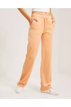 Juicy Couture Dame Bukser - Del Ray Classic Velour Pant Sand