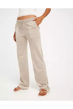 Juicy Couture Dame Velour bukser - Del Ray Pocket Pant String