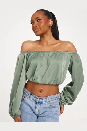 Pieces® - Pcmari Ls Off Shoulder Cr Top D2D D