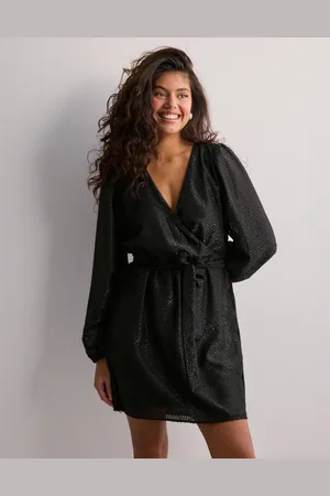 JDY - roxy L/S V-Neck Wrap Dress Wvn