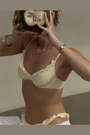 Nelly - Frill Check Bikini Bra