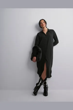 JDY - divya L/S Above Calf Dress Wvn D